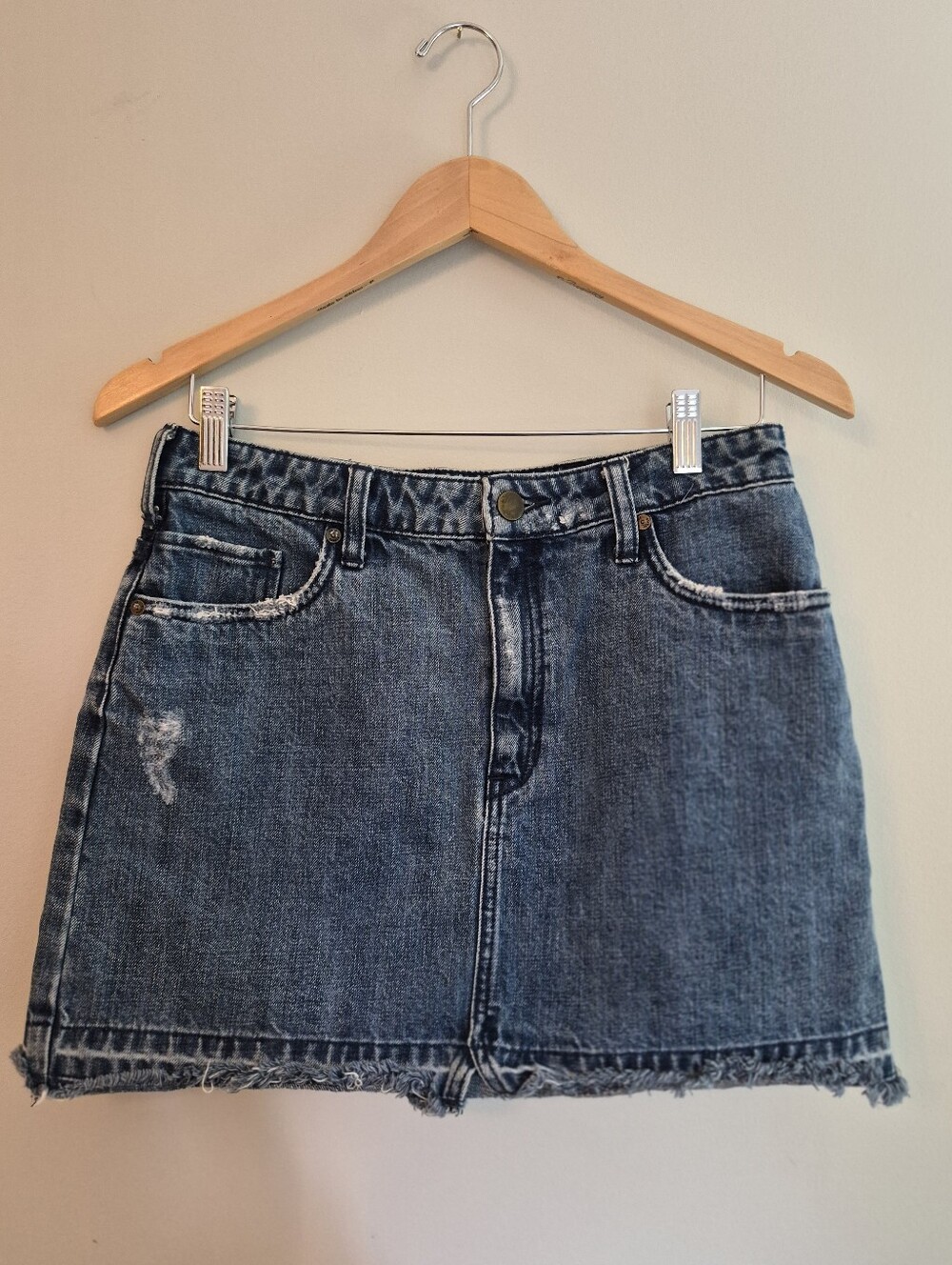 Free People Denim Mini Skirt